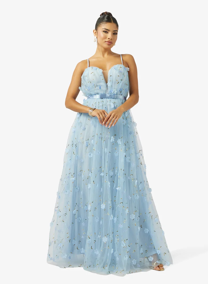 Ella Limited Edition Floral Lace A-line Dress